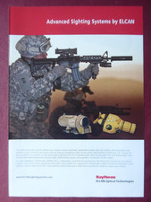 2010 PUB RAYTHEON ELCAN OPTICAL SIGHTING SYSTEMS US ARMY SPECTERDR ORIGINAL AD