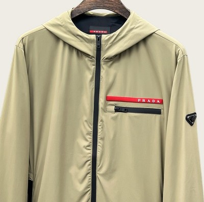 Prada 26SS New Men's Black /Beige Jacket Coat Size:M-XXXL | eBay