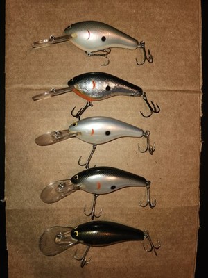 bagley db3 fishing lures Vintage Bagley's DB3 Magnum Lure Lot Of 5