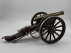 CIVIL WAR CANNON DAHLGREN 1861 AMERICAN FIELD VINTAGE Model Wood Metal Nice Cond