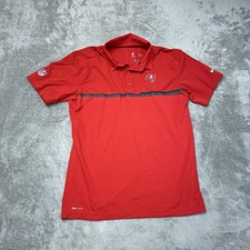 Nike Men's M Dri-FIT Polo Red a1970