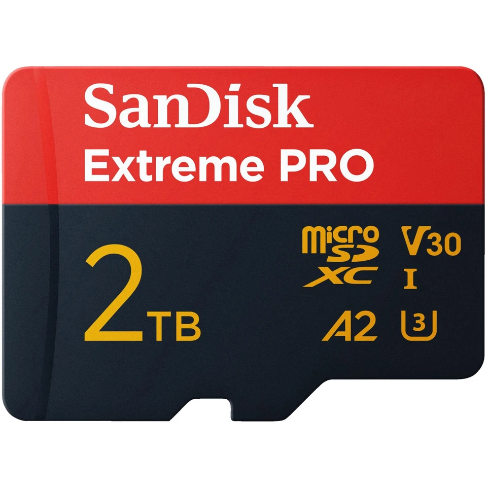SANDISK Extreme PRO® UHS-I (inkl. Adapter), Micro-SDXC Speicherkarte, 2 TB