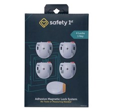 Safety 1st Child Safety Lock Adhesive Magnetic Lock System 4 Locks 1 Keys