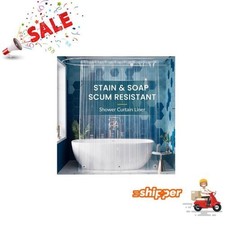 Extra Long Shower Curtain Liner 72 X 84 Clear Plastic Shower Liner PEVA Waterpro