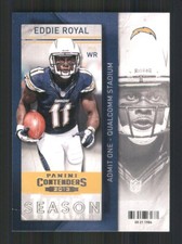 2013 Panini Contenders #28 Eddie Royal San Diego Chargers 43625