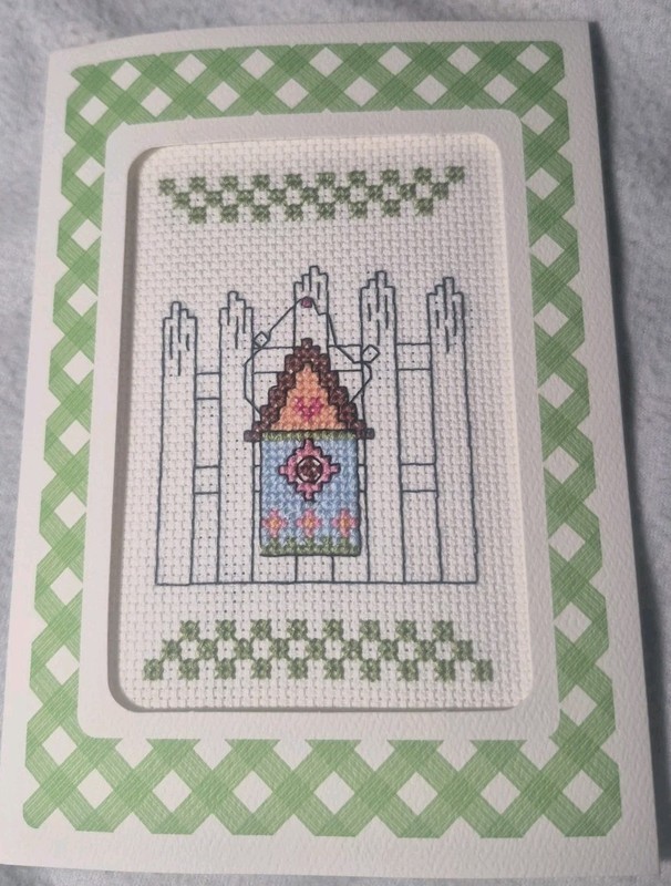 Hand Made Cross Stitch Greeting Cards