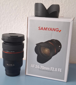Zoomobjektiv Samyang AF 24-70mm F2.8 Sony FE Vollformat DEFEKT / ERSATZTEIL