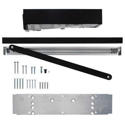 Dormakaba Türschließer TS 93 Basic inkl. Gleitschiene EN2-5 weiß schwarz silber
