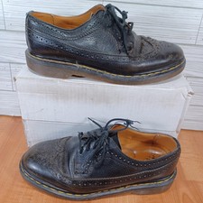 Vtg Dr. Martens Shoes Mens US 9/UK 8 Brogue Long Wing Wingtip 3989/42 England