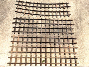 Original Buddy L Bethlehem Steel Co Track 48"L 3 1/4" Gauge USA Made Pickup Only