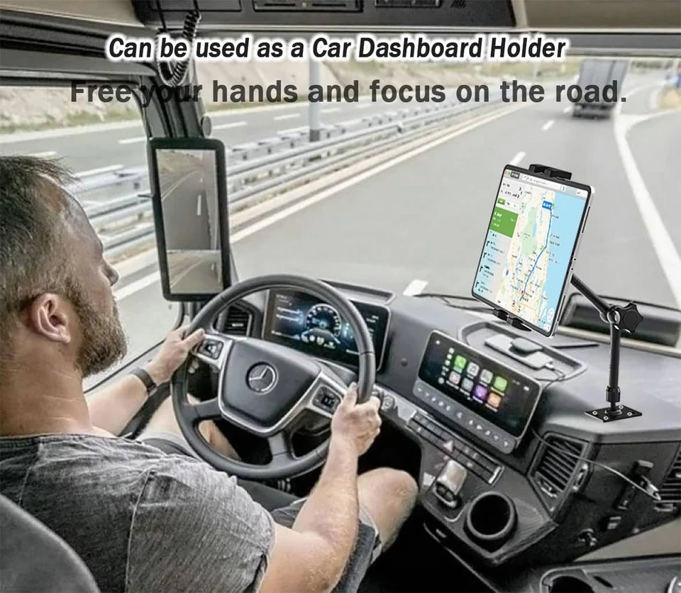 Woleyi Tablet Wall Mount Arm Adjustable iPad Holder Swivel Metal Wall  - Image 4 of 4