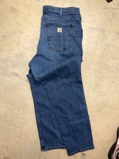 Carhartt Women's Rugged Flex  Relaxed Straight Stretch Denim Jeans