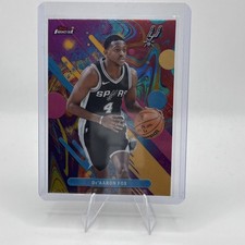 2025-26 Topps Finest - Oil Spill Refractor DeAaron Fox #99