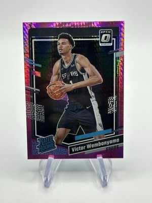 2023-24 Panini Optic - Rated Rookie Victor Wembanyama #225 Pink Hyper Spurs