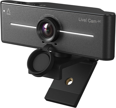 Live! 4K UHD Webcam USB Cam mit Hintergrundbeleuchtungskompensation, bis zu 6