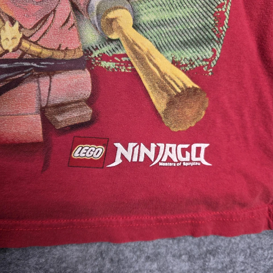 Camisa Lego Ninjago Juvenil 5/6 Roja Spinjitzu Twofer Manga Larga Gráfico Niños Foto 3 de 4