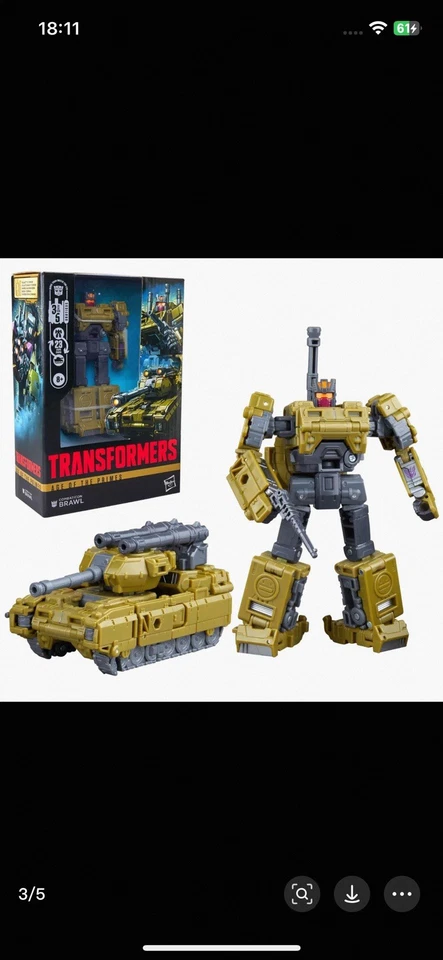 Transformers Age of the Primes Voyager Class Combaticon Brawl Hasbro New - Image 2 of 4