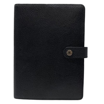 Tiffany Co. Notebook Cover System Agenda Leather Black