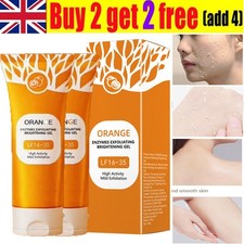 Orange Peeling Gel - Orange Enzymes Exfoliating Gel, Organic Face and Body Exfol