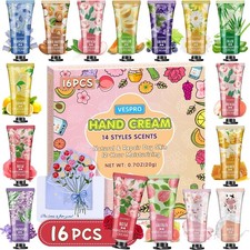 16/56 Pack Hand Cream Gifts Set for Women, Bulk Hand Lotion Travel Size for Dry