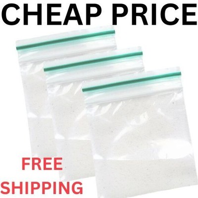 100 x kleine durchsichtige Plastiktüten Tüte Grip selbstversiegelnd Zip Beutel transparent Beutel