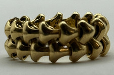 David Yurman Armory 2-Band Ring, 18K Yellow G...