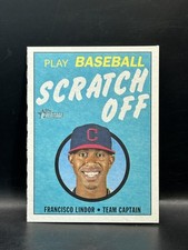 2019 Topps Heritage #12 Francisco Lindor 1970 Topps Scratch-Offs