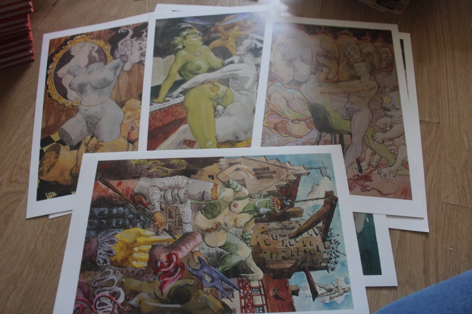 Ingo Korenjak 83: Erotische Phantasien - 24 Drucke - explizit - Stephenson 24x35 - Bild 4 von 4