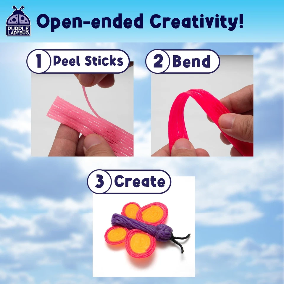 Palos artesanales de cera flexibles para niños - 15 colores, 6 y 12 pulgadas, 150 cada uno - niños... Foto 4 de 4