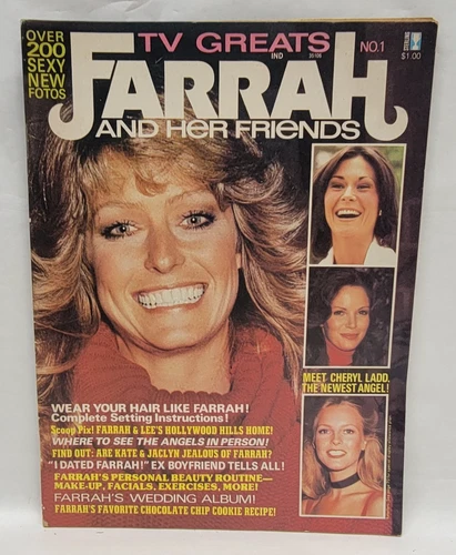 Oct 1977 TV Greats Magazine Issue #1 FARRAH And Her Friends - CHARLIE'S ANGELS