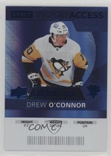 2021 Credentials 2020-21 Debut Ticket Access Blue 25/99 Drew O'Connor #82 17ed