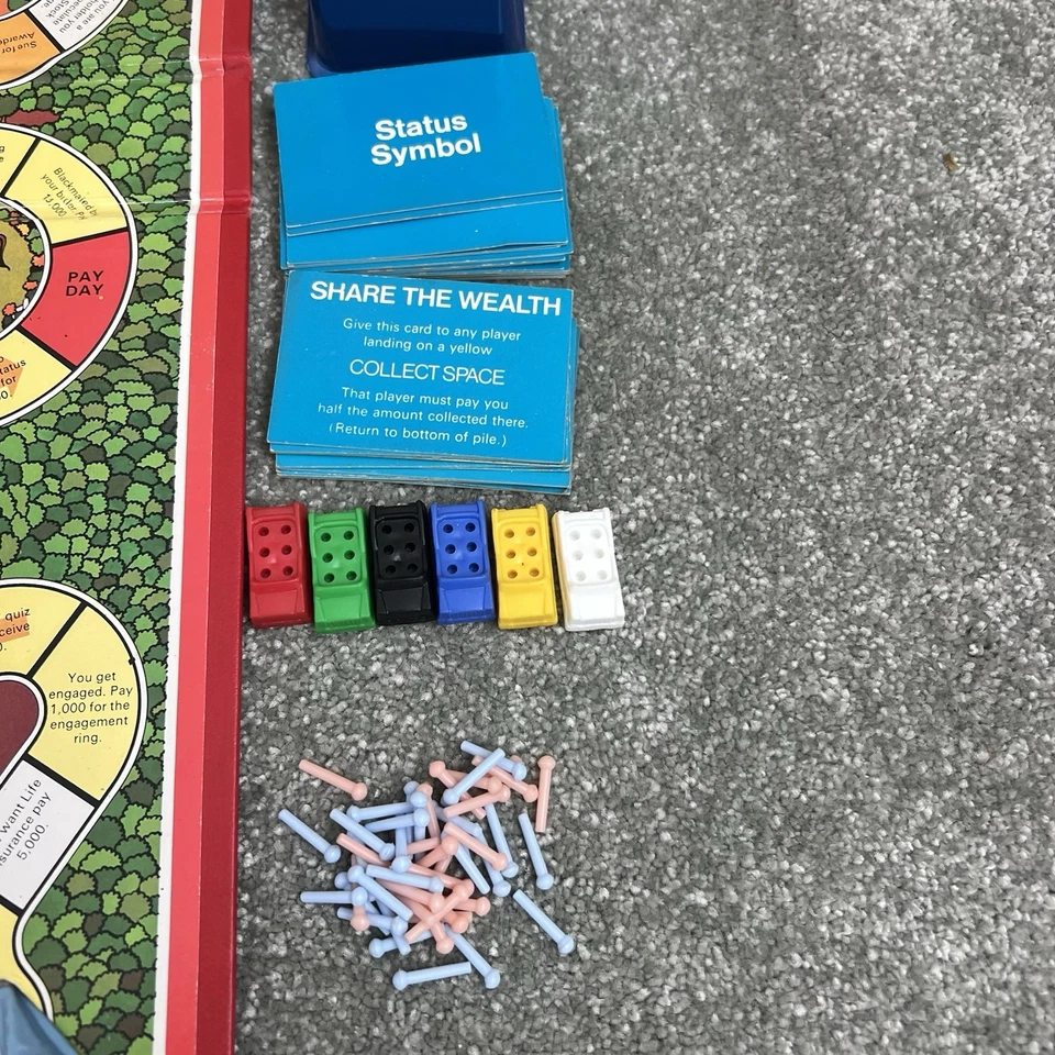 Vintage Boxed MB Game Of Life Board Game 1976 Original Complete - Image 2 of 4