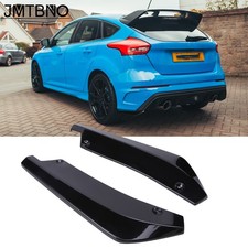 Rear Spats Bumper Lip Diffuser Splitter Spoiler Glossy For Ford Focus RS ST MK3