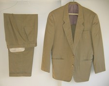Conjunto de traje, chaqueta y pantalón Kenzo vintage (años 80), pequeño para hombre, algodón, París