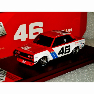 BRE DATSUN 510 #46 1972 SCCA TRANS-AM CHAMP SIGNED LIM. TRUESCALE TSM10SS1 1/43