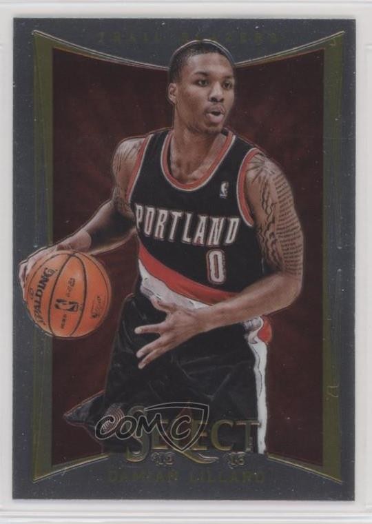 2012-13 Panini Select Damian Lillard #150 8h7