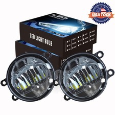For Toyota Tundra 2018 Pair Led Fog Lights Driving Bumper Lamps Replacement