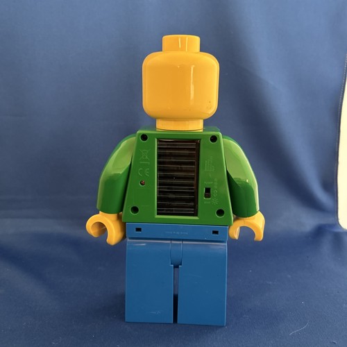 Lego LED Flashlight 7.5" Solar Powered Figure Torch Large Minifig WORKS! Green - Picture 4 of 8