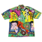 Vintage Versace Jeans Couture Betty Boop 90s Shirt Retro Cotton Mens XL