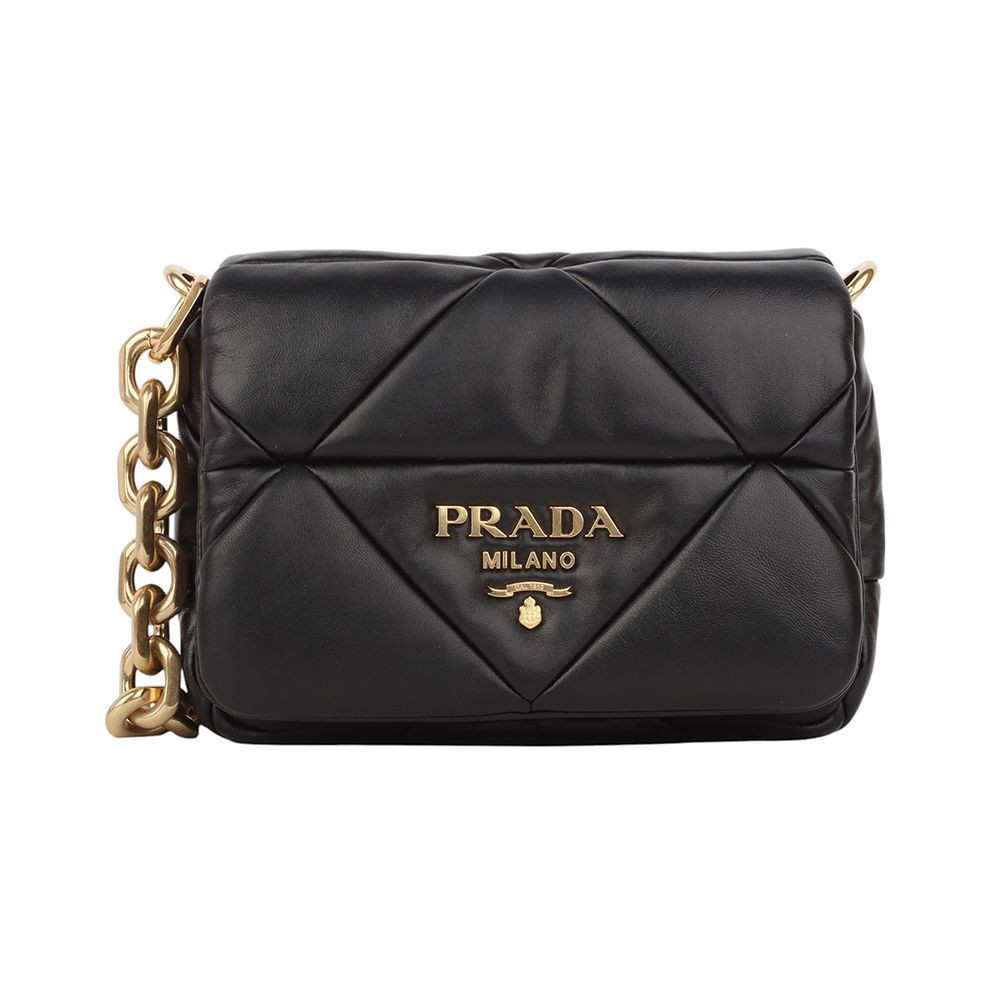 Prada Patchwork Padded Chain Shoulder Bag 34386-2 126400427 Prada Patchwork Padded Chain Shoulder Bag 34386-2 126400427