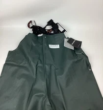Grundens Unisex Waterproof Herkules 16 Bib Fishermen Trousers-Green-Size: XL