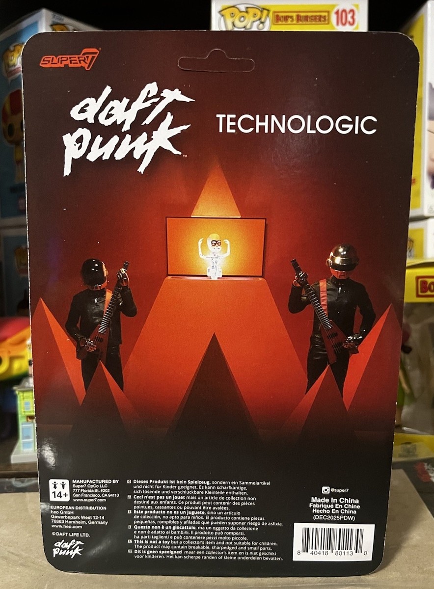 Super7 DAFT PUNK Human After All Unpunched ReAction Figure | eBay