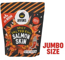 IRVINS Dangerously Addictive Spicy Salted Egg Salmon Skin Chips 10.6oz/300g