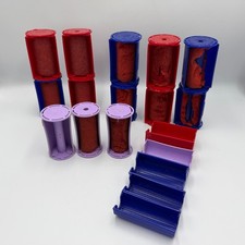 Richard Caruso Replacement Vintage Molecular Rollers Curlers 13 Red Steam