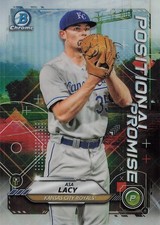 2021 Topps Bowman Chrome Asa Lacy Positional Promise