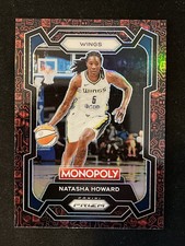 2024 Panini Prizm WNBA Monopoly Natasha Howard Red Black Icons #49 Parallel