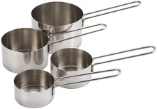 Winco MCP-4P 4-Piece Measuring Cup Set