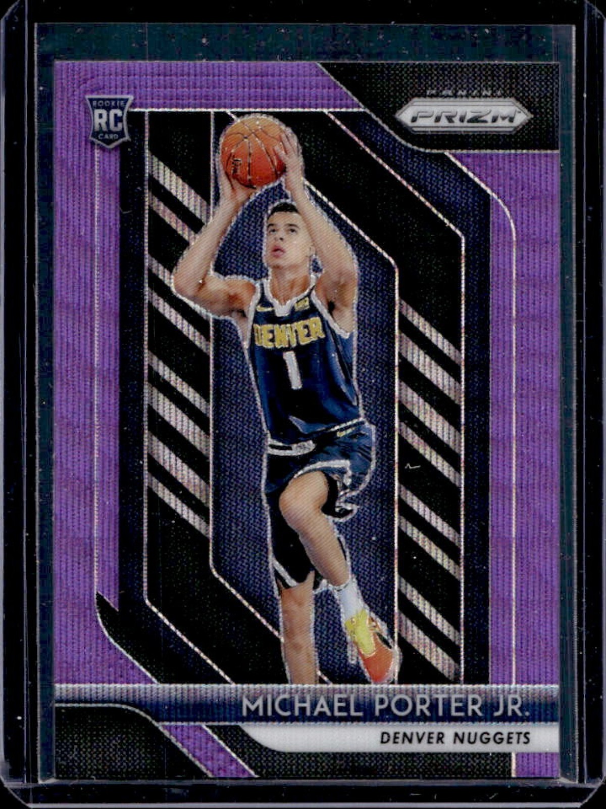 2018-19 Prizm Michael Porter Jr. RC Prizm Purple Wave Rookie #32 Nuggets