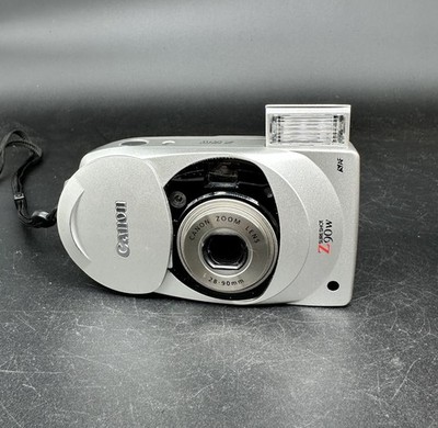 Canon Sureshot Z90W analoge Kompaktkamera 35 mm, silber - getestet **ohne Zoom**