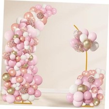 Balloon Arch Stand Kit, Balloon Arch Stand Set of 2 with Metal 8FT  6.2FT